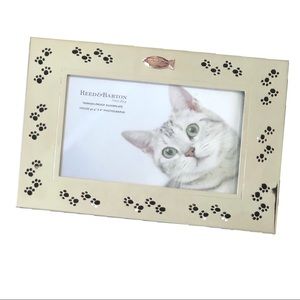 Reed & Barton Silverplate Cat Picture Frame